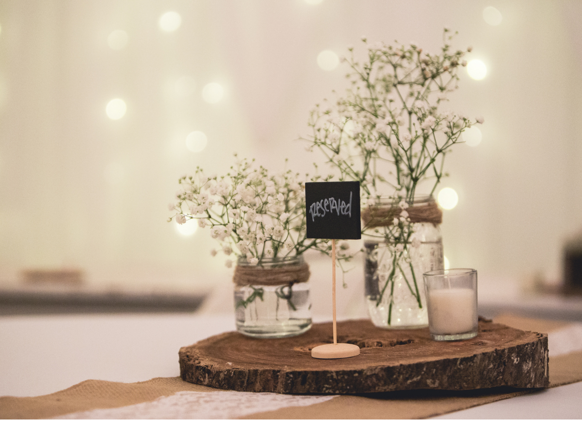 Rustic centerpiece